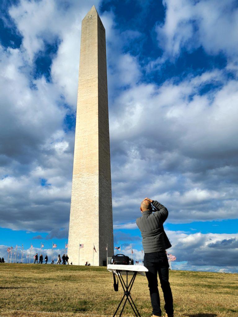 TakTable™ at the Washington Monument