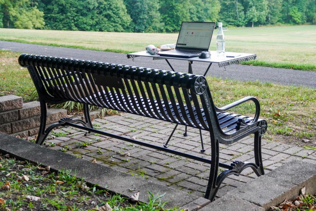 Work comfortably anywhere with TakTable™ pic 3
